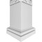 Ekena Millwork Craftsman Classic Square Non-Tapered Hampton Fretwork Column w/ Tuscan Capital & Tuscan Base CC1208ENHMPTUTU - alternate 5